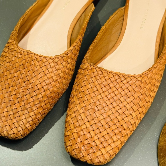 Loeffler Randall Woven Brown Mules - Picture 2 of 5